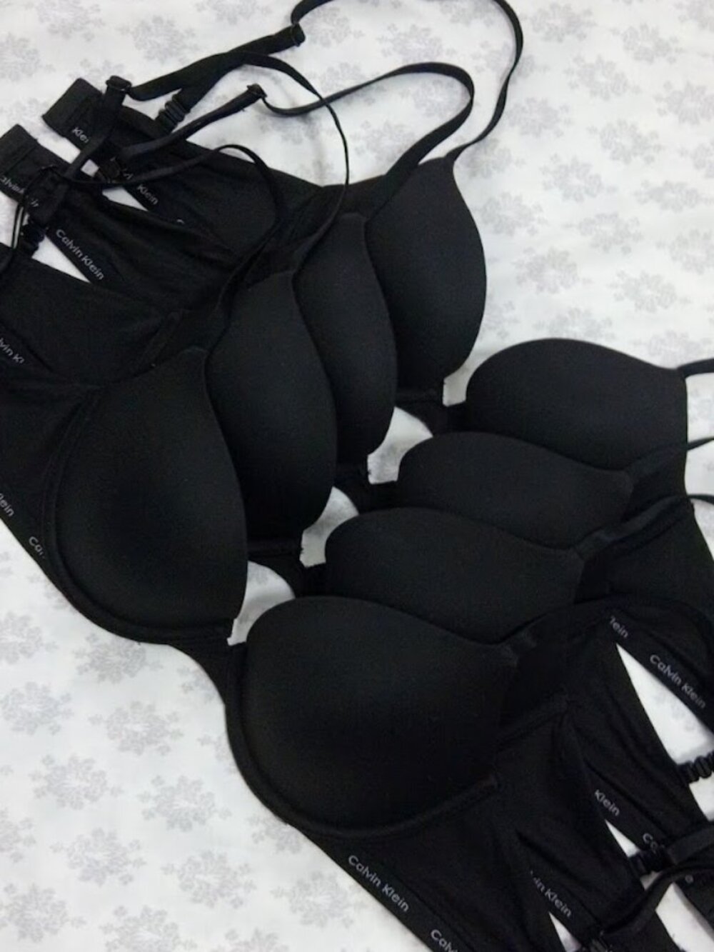 Calvin Klein Push Up Plunge Bra 1 pc. / Black